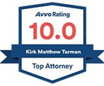 Avvo Rating 10.0 Top Attorney badge