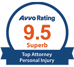 Avvo Rating Top Attorney Personal Injury badge