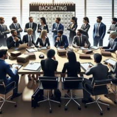 How to Avoid Risk When Backdating Documents