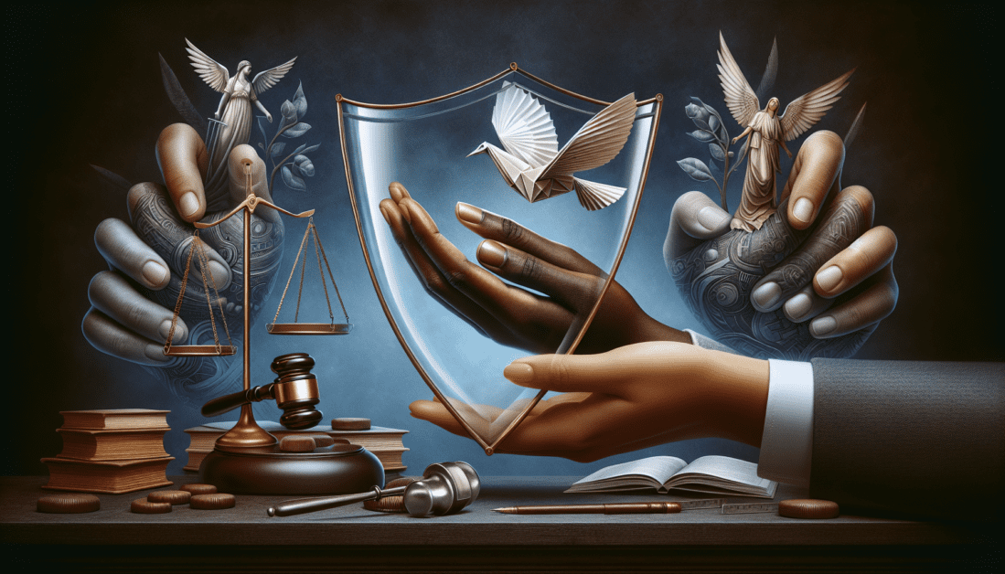 Legal rights and protections guide illustration