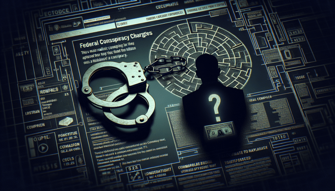 Federal Conspiracy Law Books and Gavel on Desk