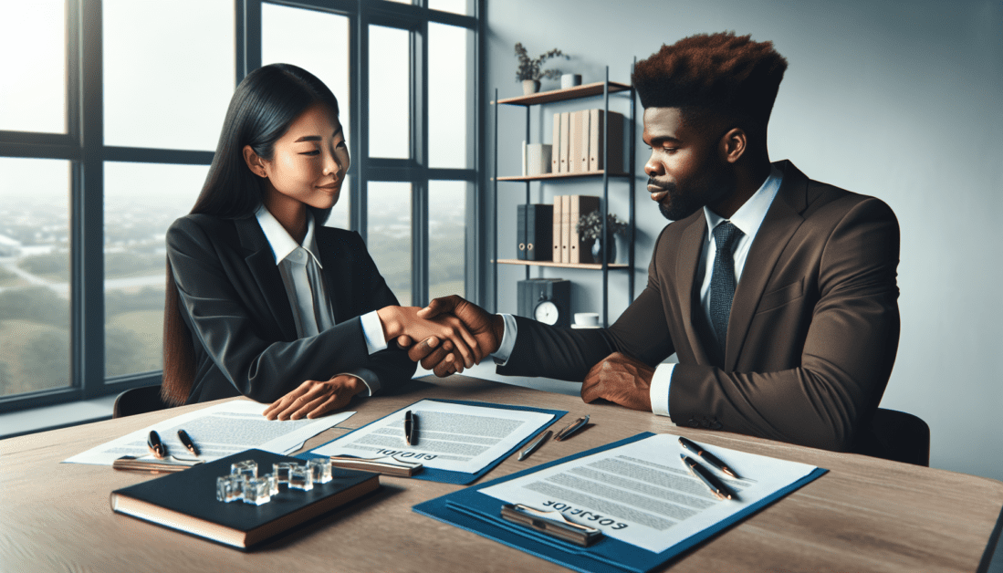 Legal Contract with Signatures and Official Seal