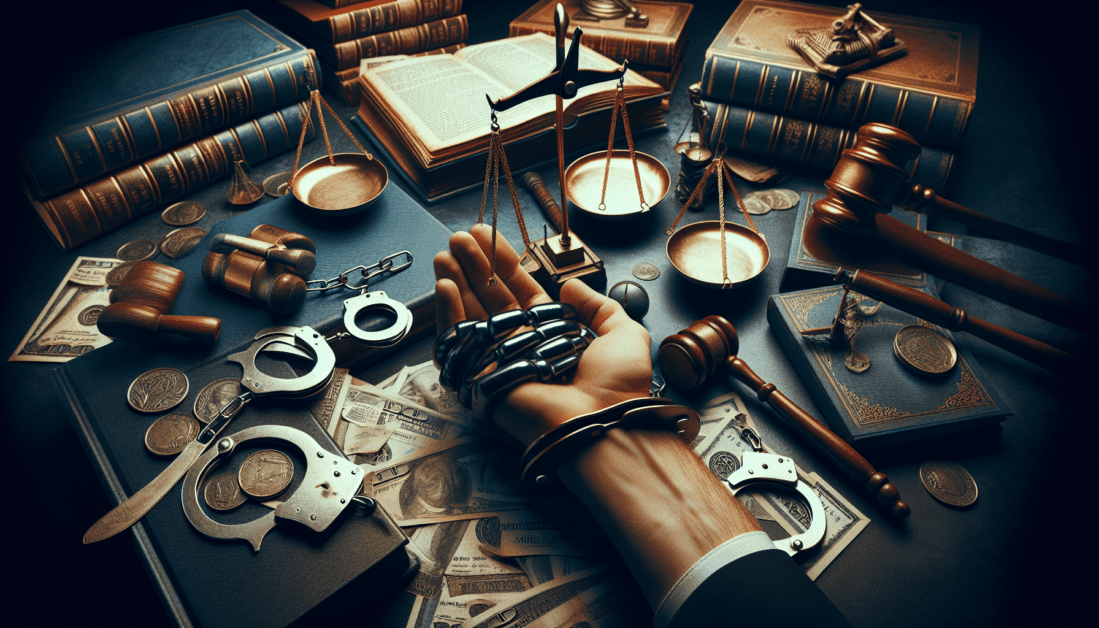 Gavel and Legal Documents Representing Extortion Law