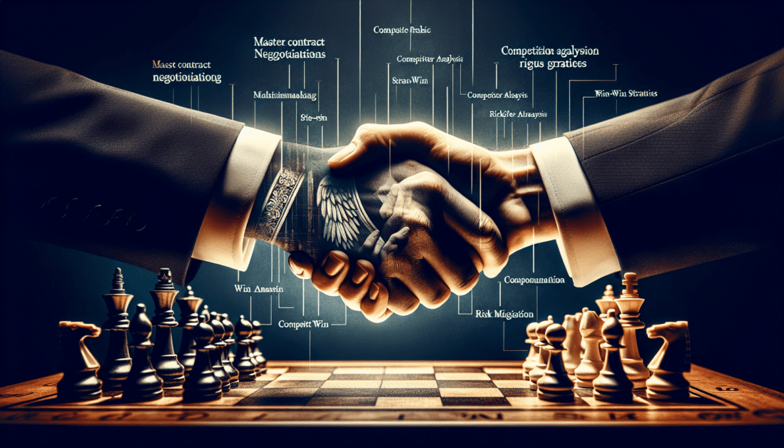 Business Professionals Negotiating Contract Terms