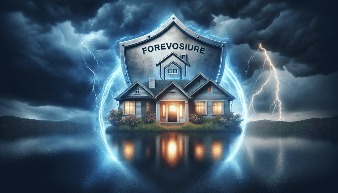Homeowner reviewing foreclosure defense documents