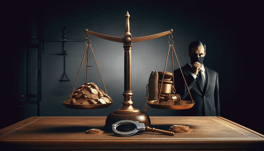 Tax evasion risks and legal consequences illustrated