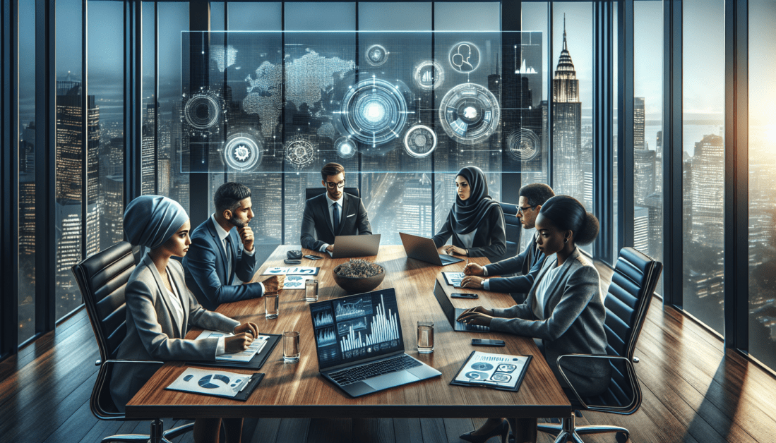 Modern Law Office with Digital Branding Elements