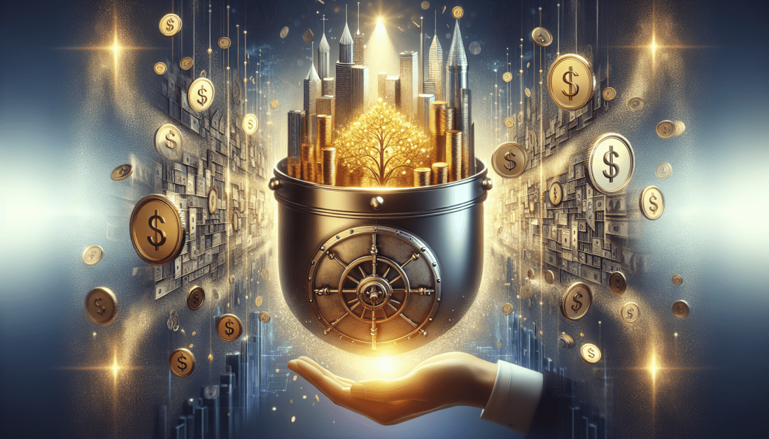 Wealth Protection Strategies with Shield and Lock Icons