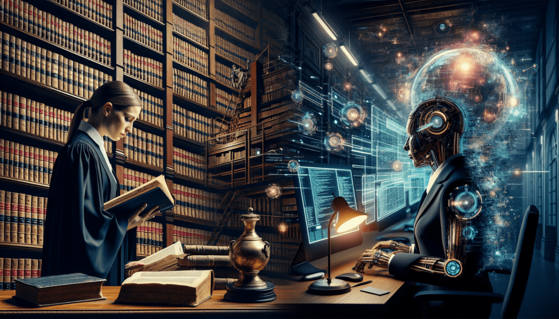 Ai and Traditional Legal Analysis Comparison Infographic