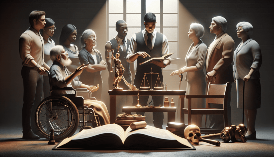 Wheelchair User at Accessible Office Desk with Ramp