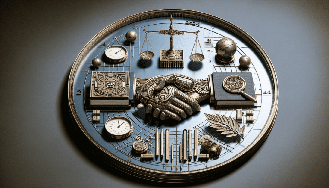 Settlement Agreement Document with Pen and Calculator