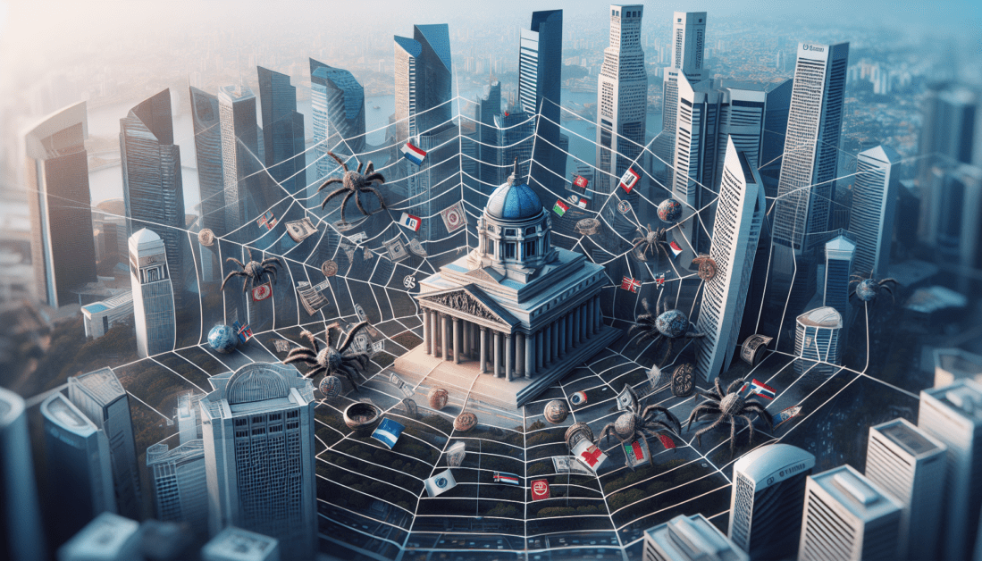 Global financial fraud network visualization