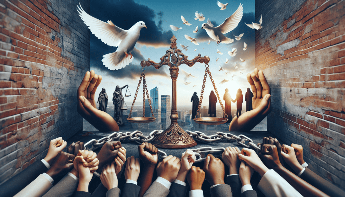 Diverse Hands United Against Hate Crimes