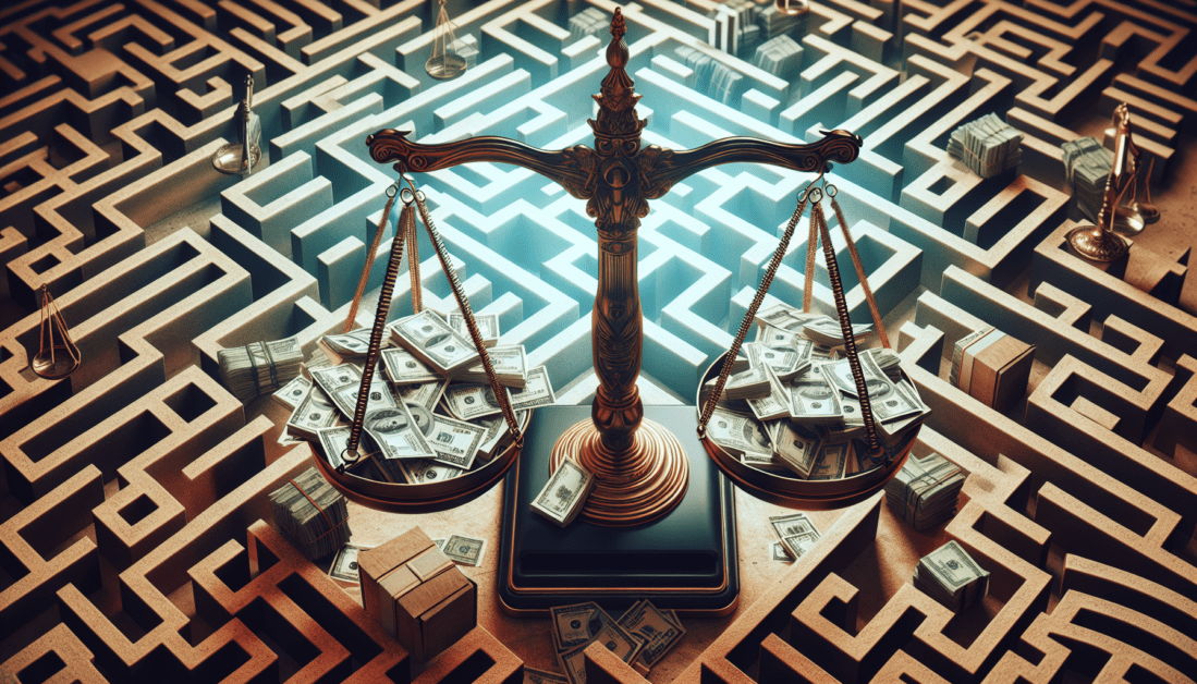 Fraud Victim Reviewing Financial Recovery Documents