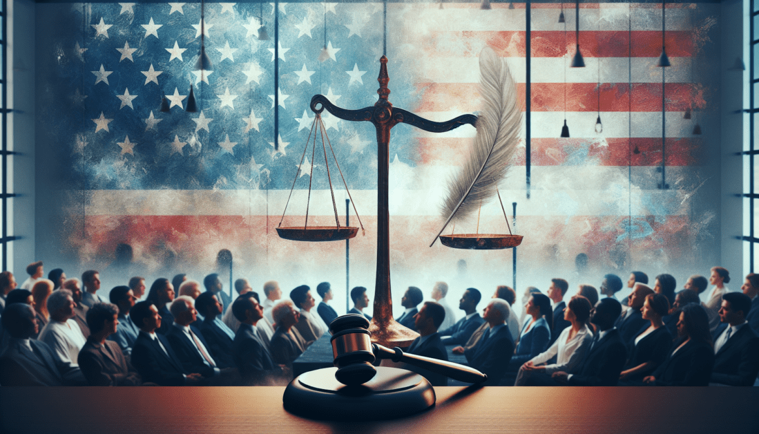 Judge's Gavel and Legal Books on Desk