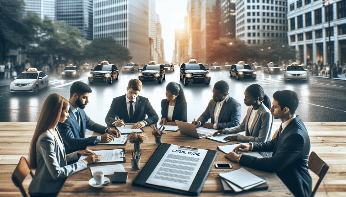 Rideshare accident legal guide illustration