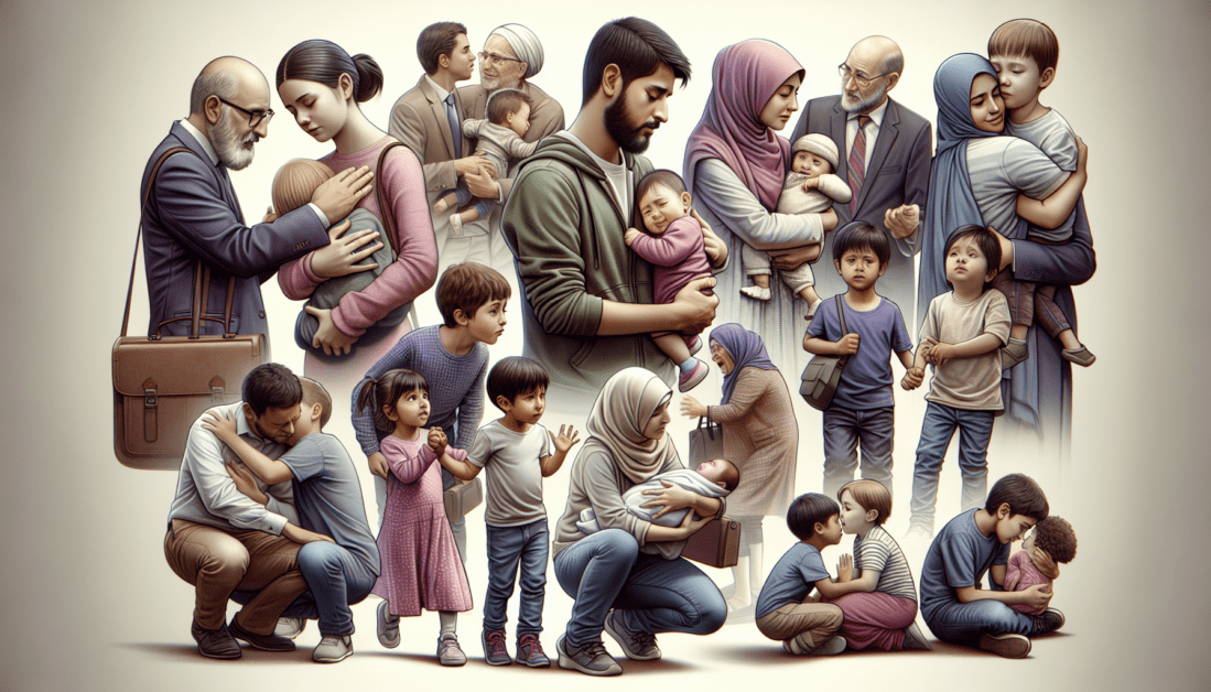 Family Law Book with Gavel and Custody Documents