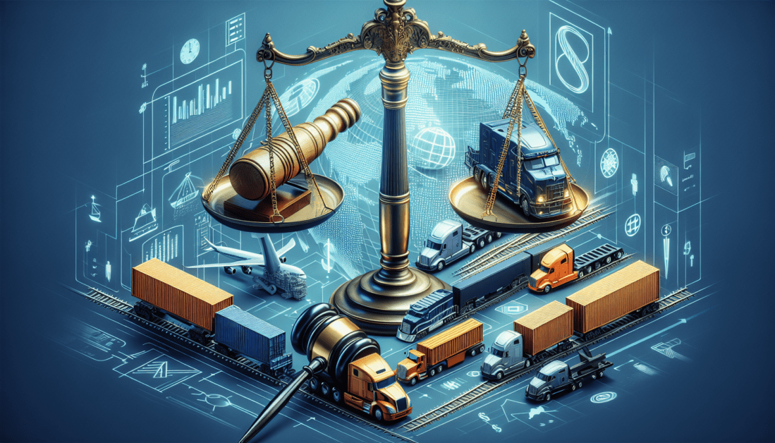 Federal transportation law books and gavel