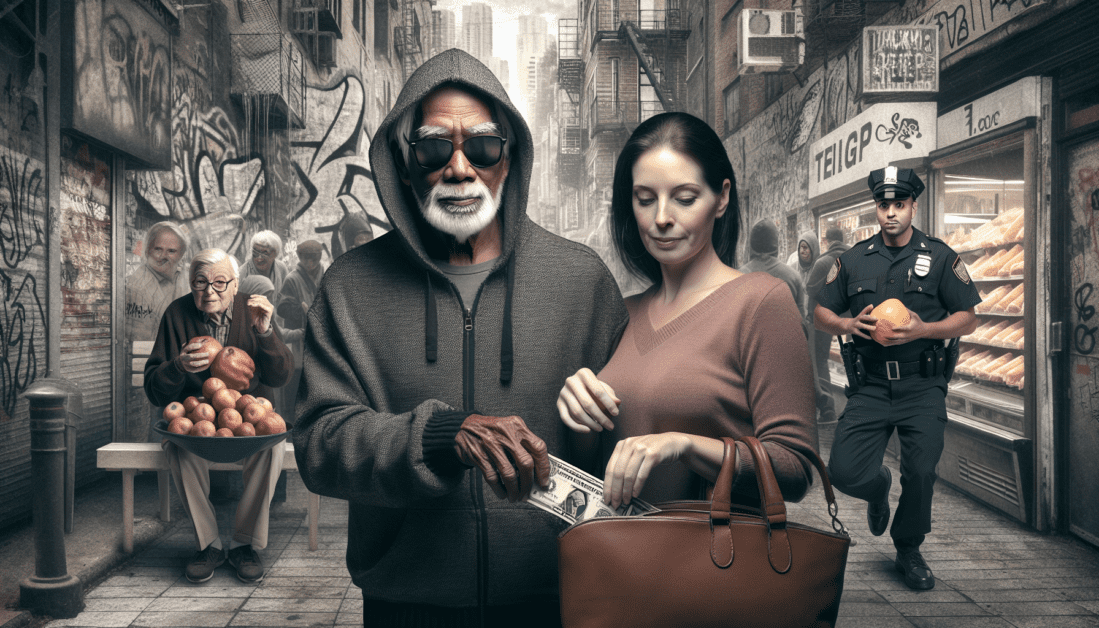 Elderly Person Behind Bars in Prison Cell