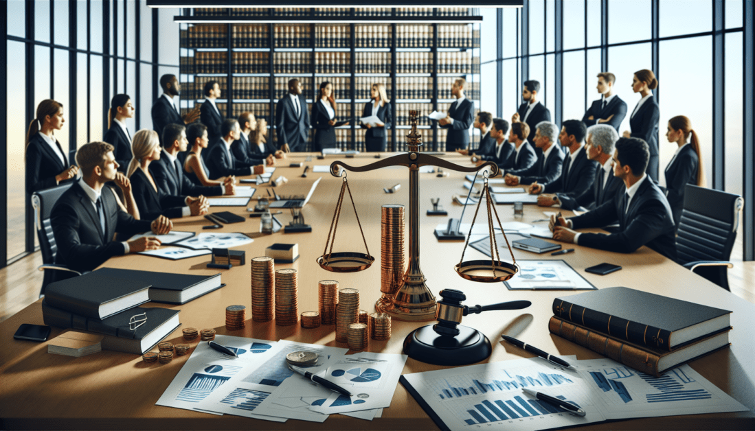 Law firm financial planning guide with charts