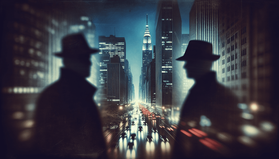 Silhouetted Person Entering Witness Protection Program