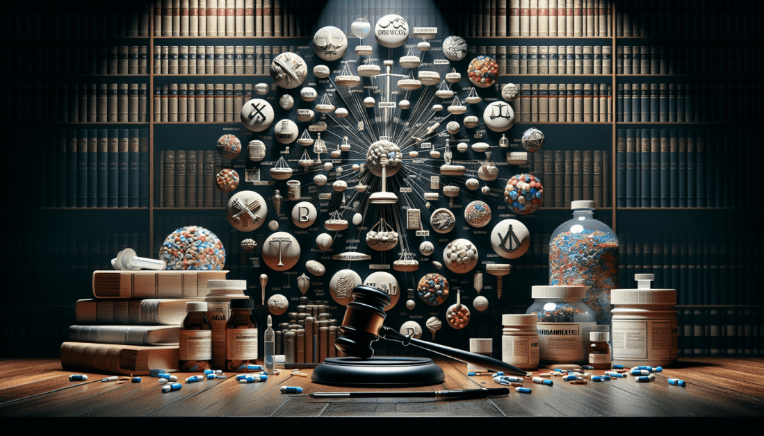 Drug classification chart with legal definitions