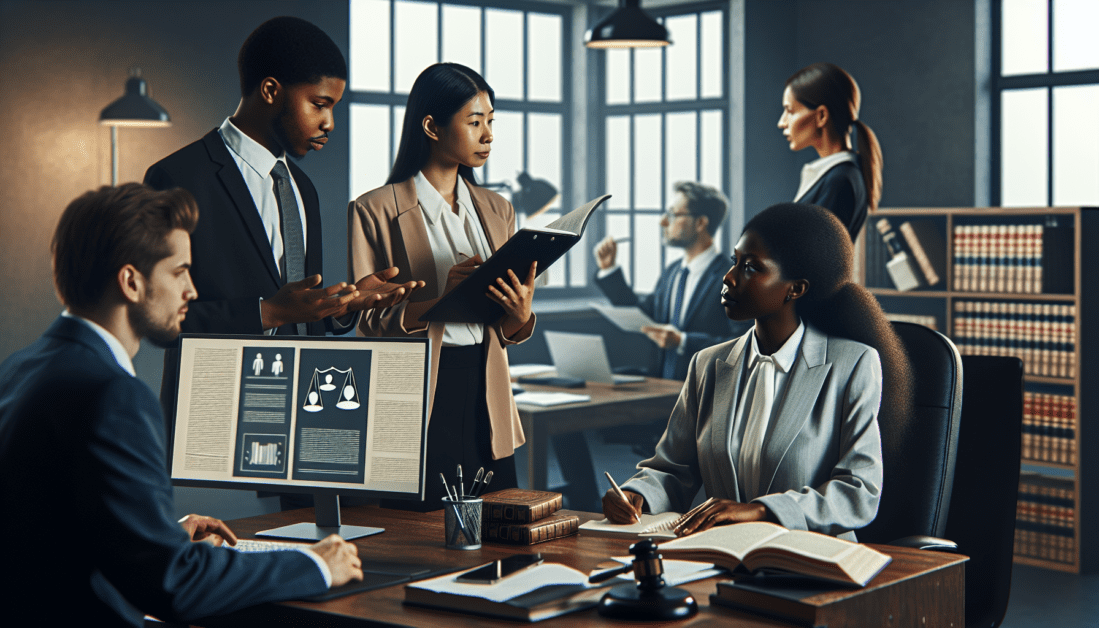 Professional meeting between attorney and client