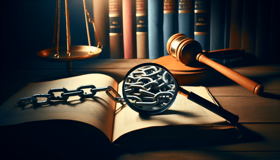 Parole officer reviewing violation documents with parolee