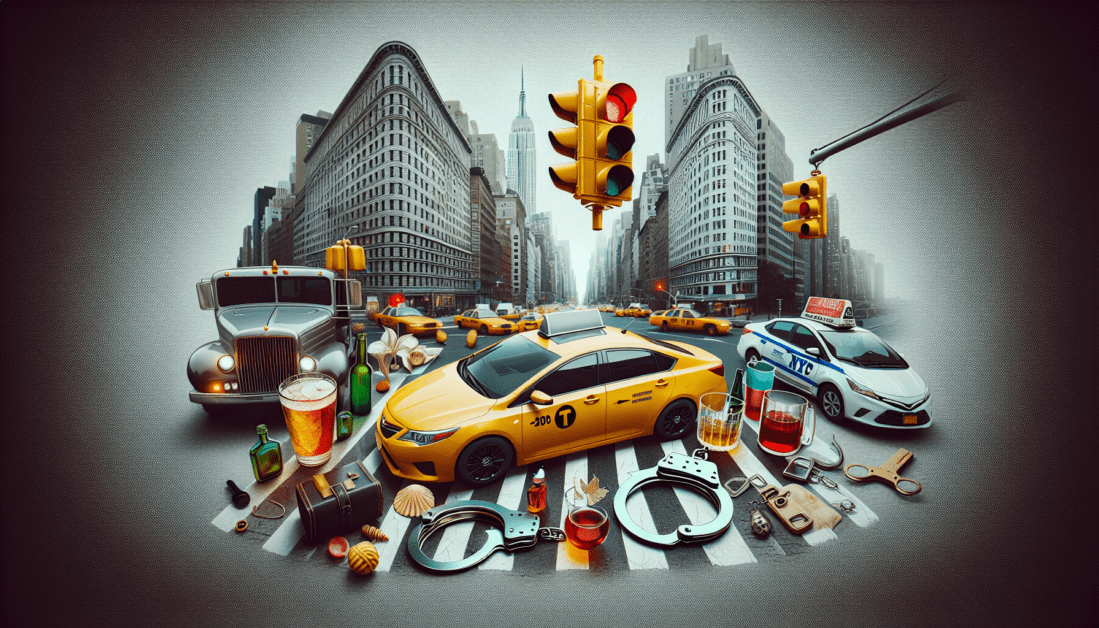 New York DUI law guide with gavel and legal scales