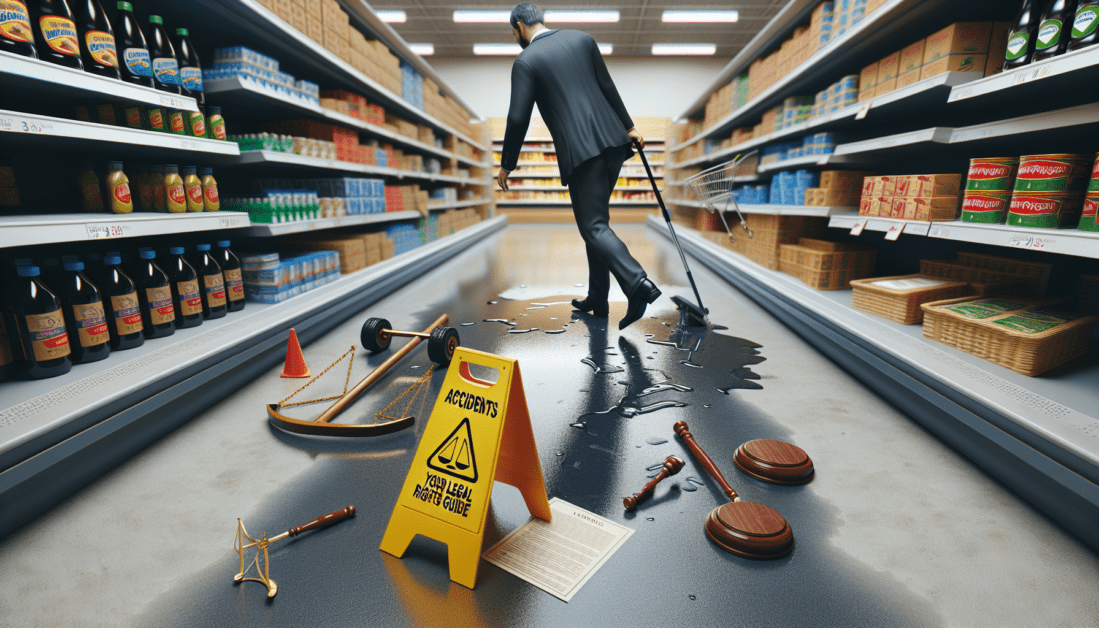 Wet floor caution sign warning of slip hazard