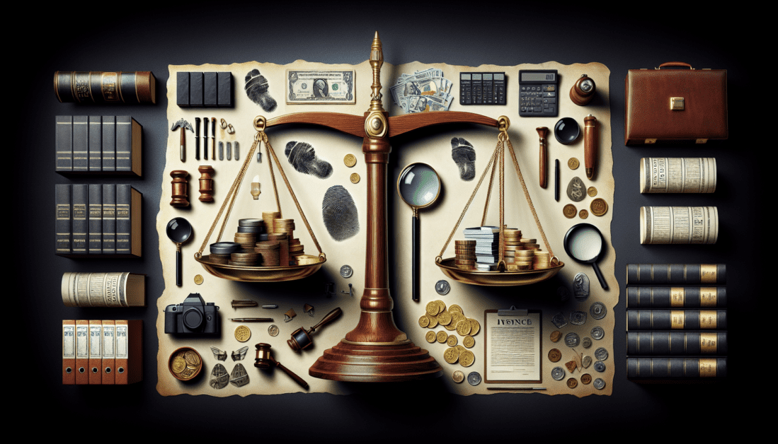 Gavel with handcuffs representing RICO law enforcement