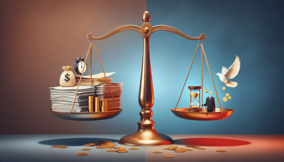 Mediation Vs Litigation Comparison Infographic