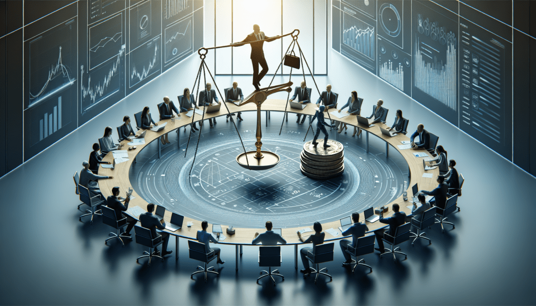 Business Team Analyzing Risk Management Strategies