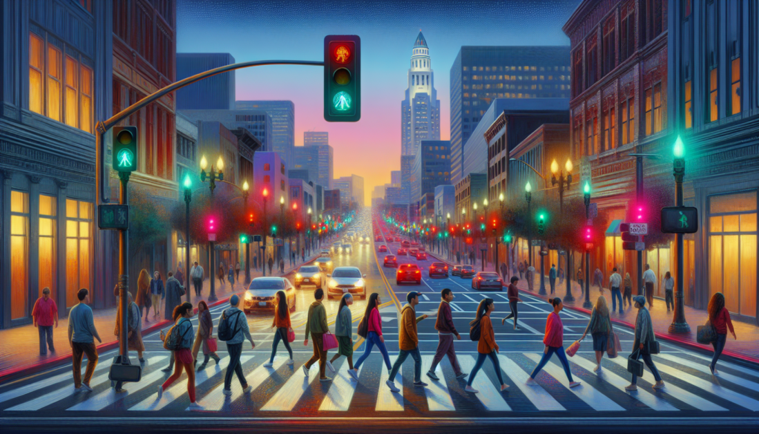 California pedestrian accident statistics infographic