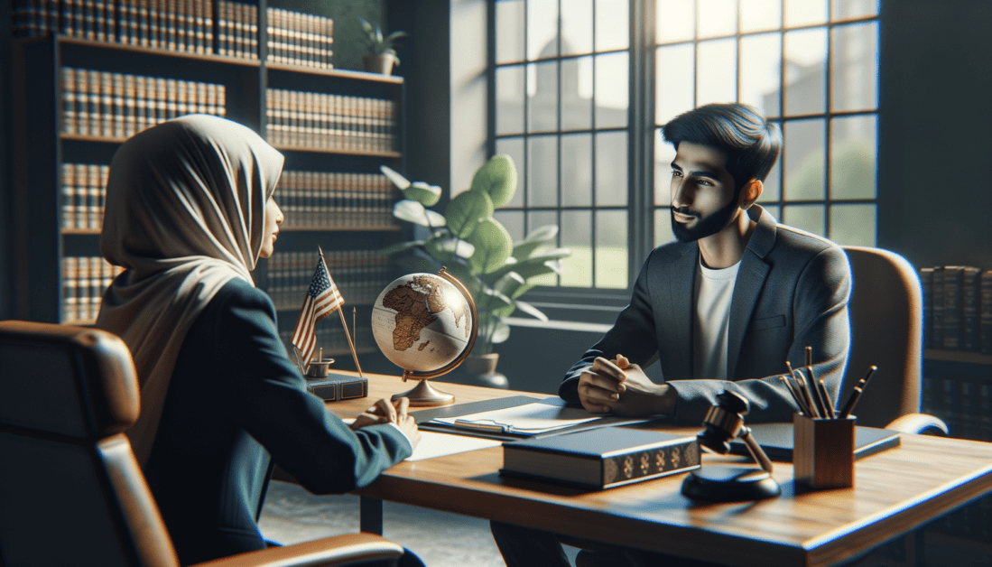 Diverse group holding various national passports together