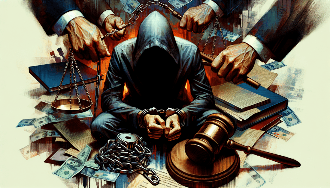 Gavel and Legal Documents on Desk