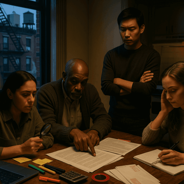 Tenant Reading New York Rent Stabilization Law