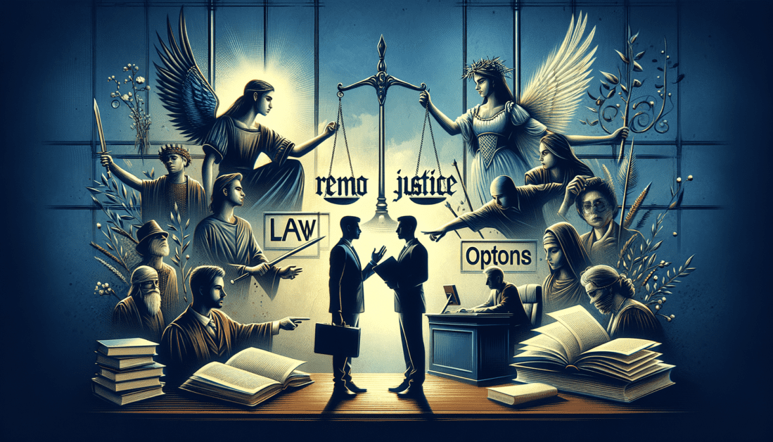 Legal Documents and Gavel on Desk