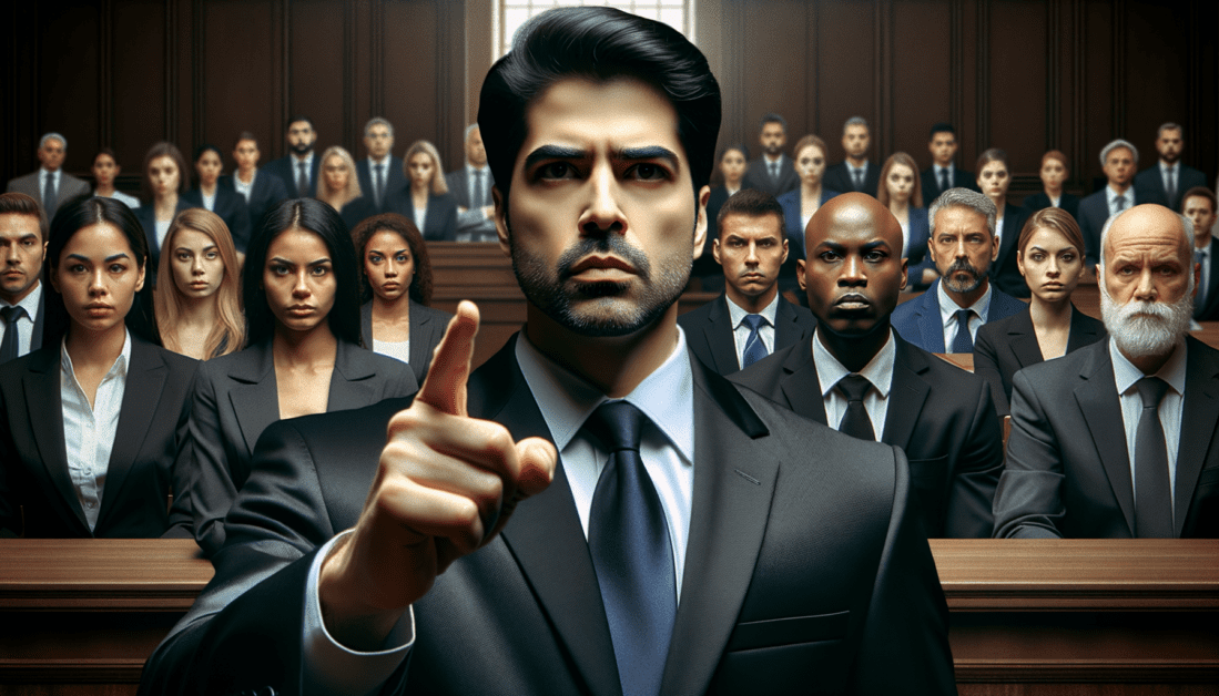 Michael Peterson Trial Lawyer in Courtroom