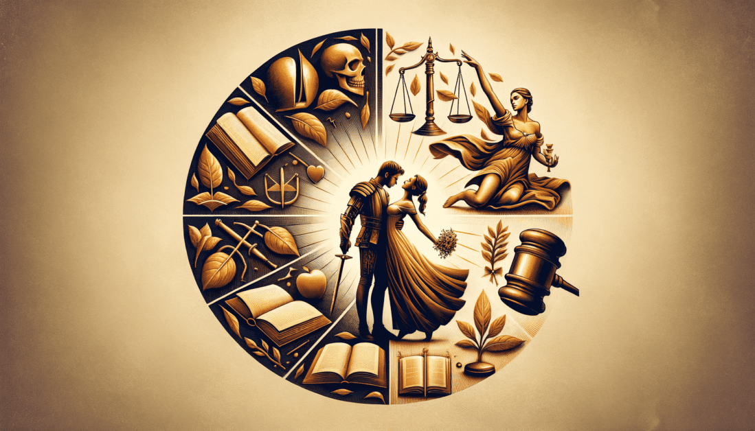 Romeo and Juliet Laws Map with Legal Scales