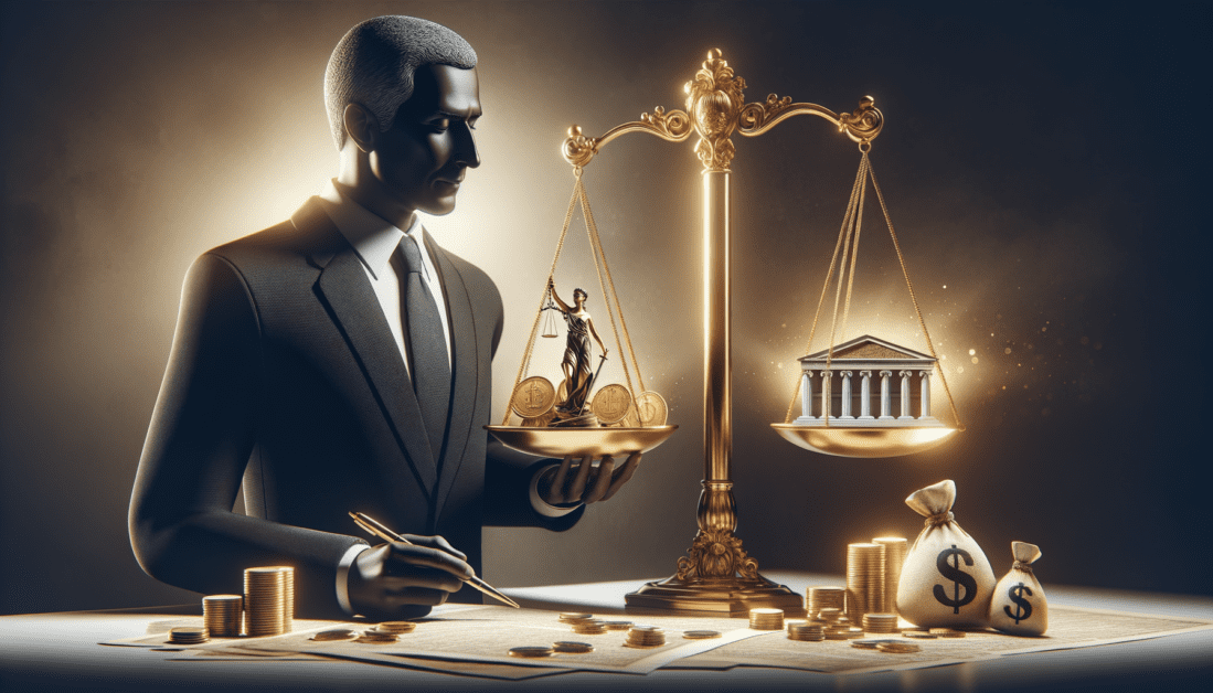 Lawyer Discussing Appearance Bond Documents with Client