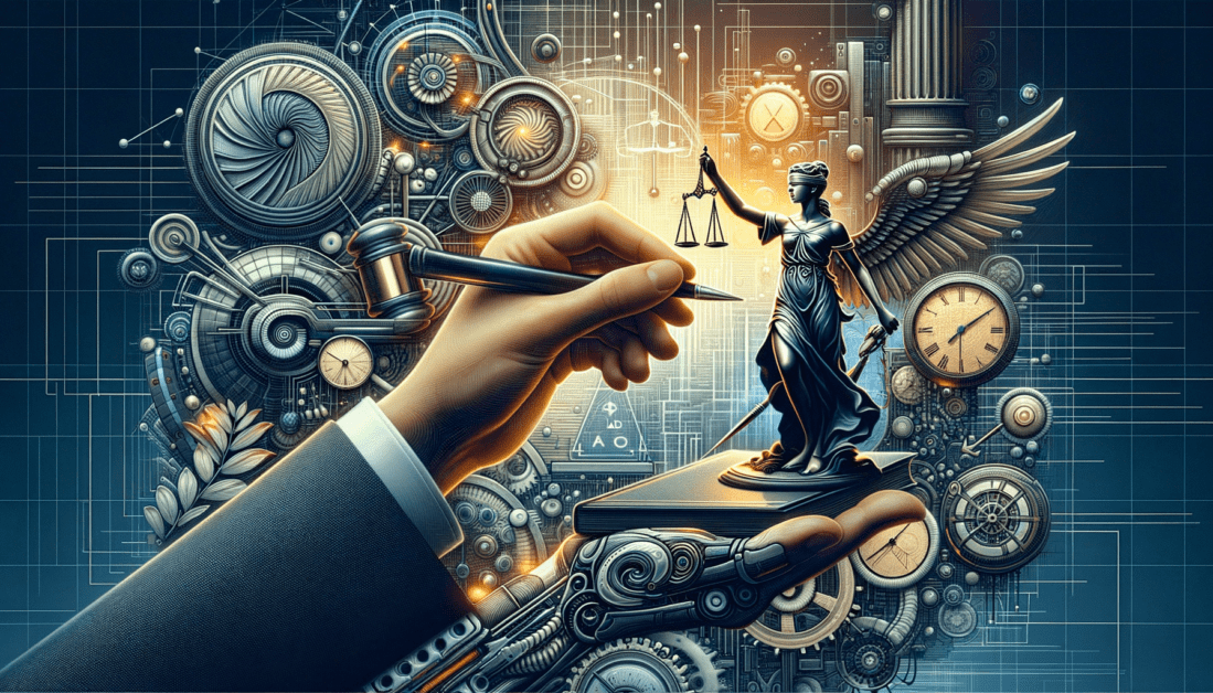 Legal Gavel with Scales Representing Arbitrary Standards