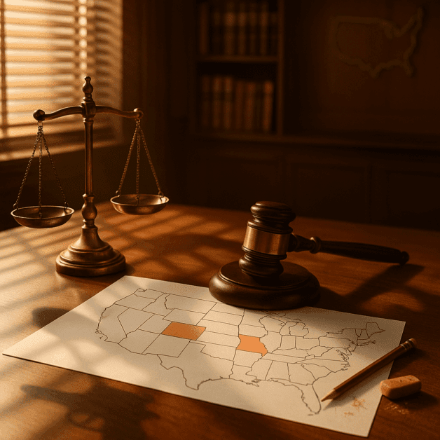 Map Showing Stand Your Ground Law Changes 2026