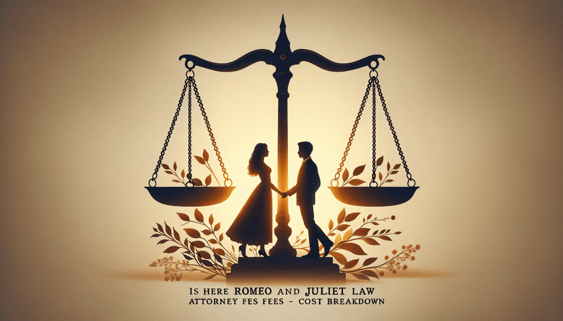 Romeo and Juliet law attorney fees breakdown chart