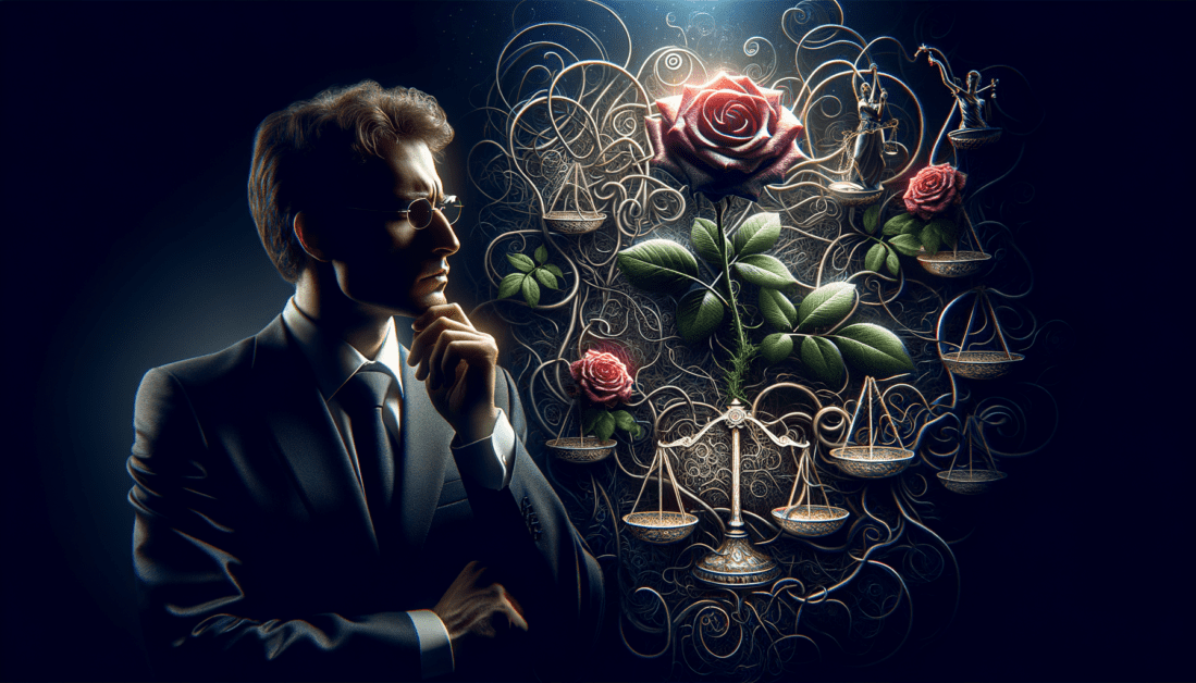 Lawyer consulting with client in office
