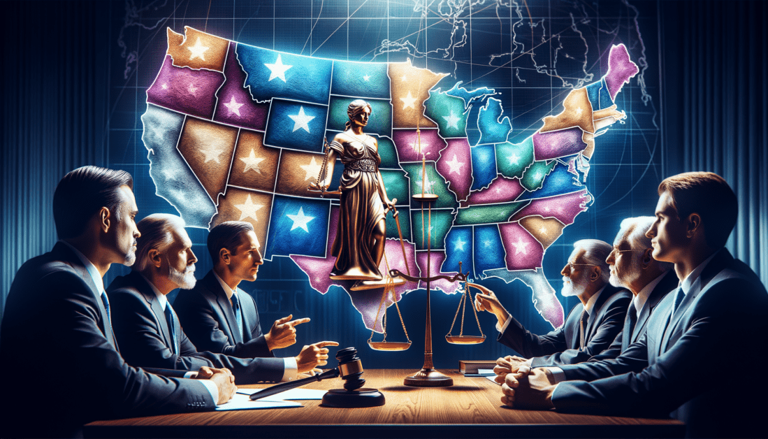 Map Showing Us States with Romeo and Juliet Laws