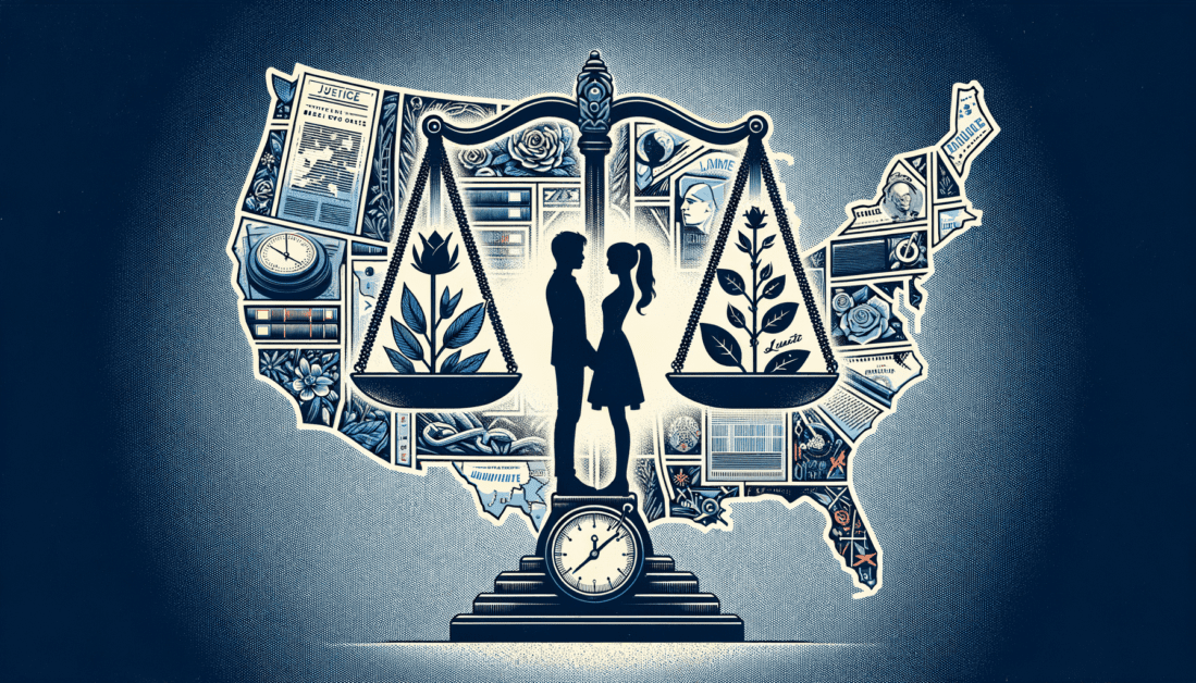 Romeo and Juliet Laws Map Showing Us States with Age Gap Provisions