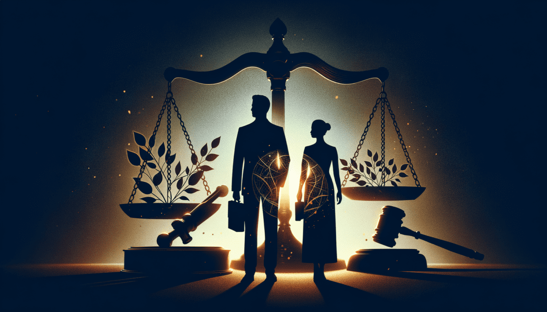 Legal Documents with Calculator and Gavel