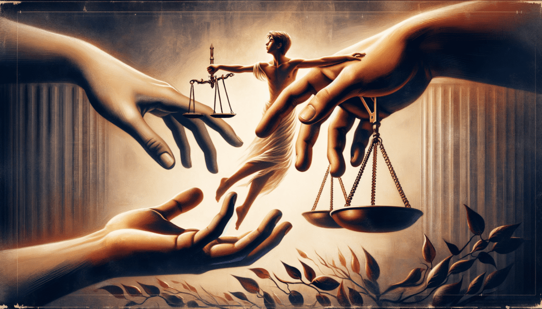 Legal Books and Gavel Representing Romeo and Juliet Laws