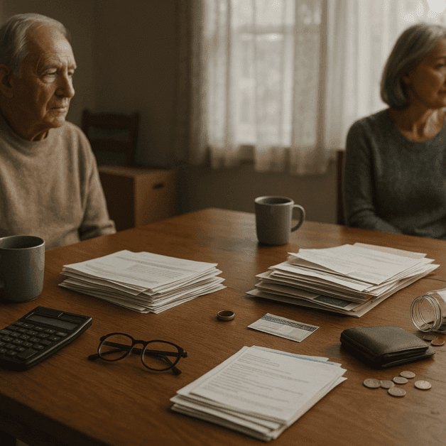 Elderly Couple Separating, Dividing Assets in Retirement
